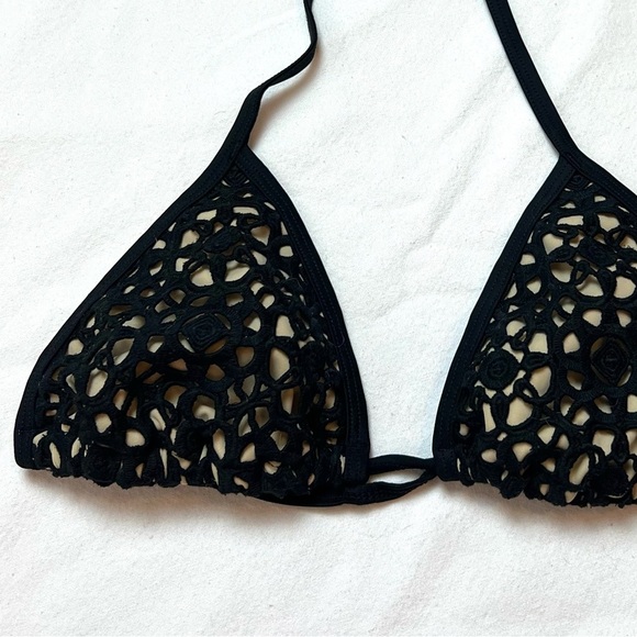 Luxe By Lisa Vogel Crochet Bikini Top - Picture 5 of 5